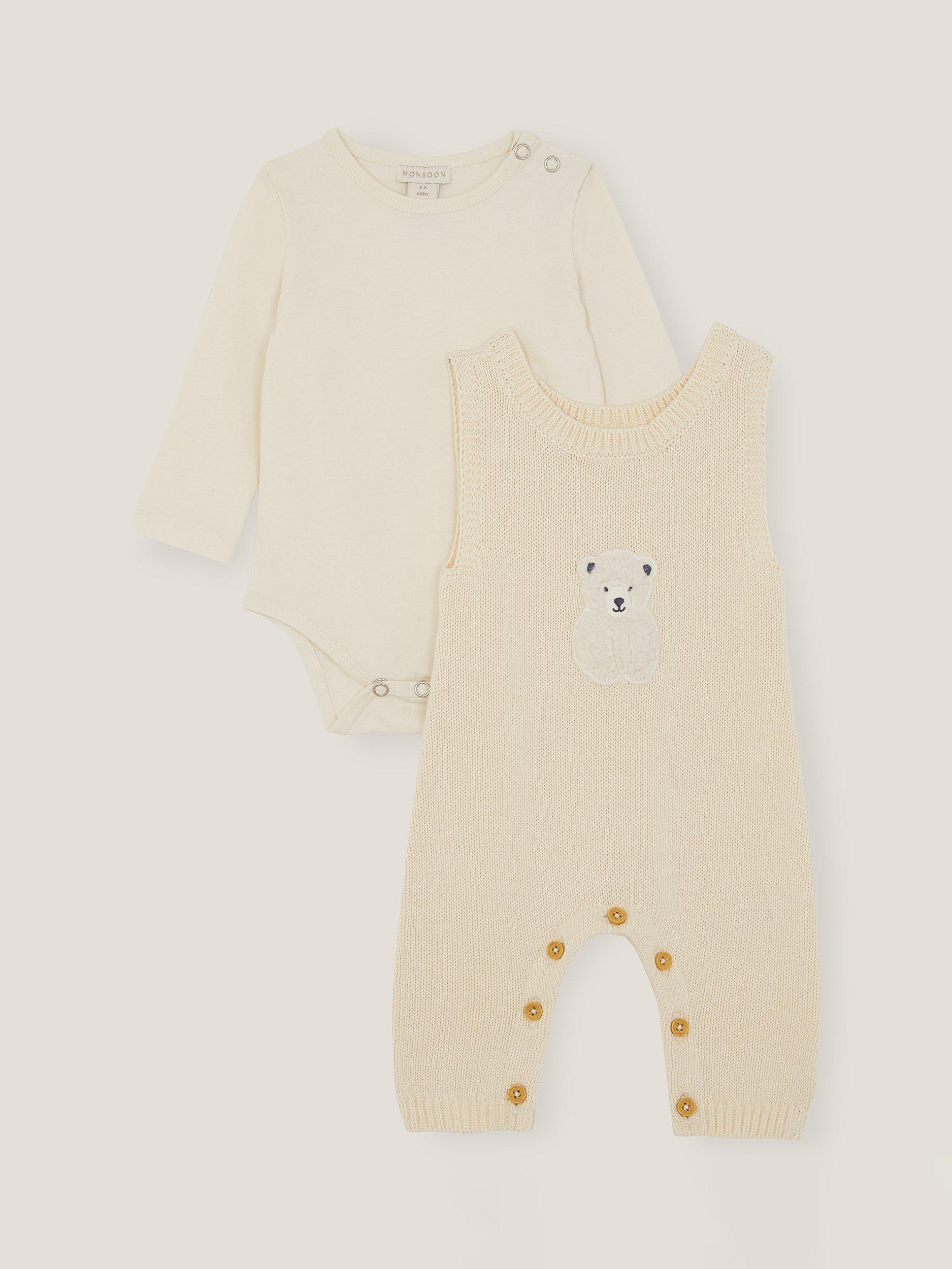 Product image 1 of 4, which shows Newborn Dungarees Se NTIV 0-3M