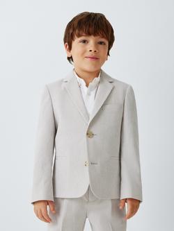 John Lewis Heirloom Collection Kids' Seersucker Stripe Jacket, Seersucker Stripe, Seersucker Stripe