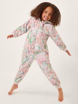 Monsoon Kids' Unicorn Hooded Fairy Onesie, Pink, Pink