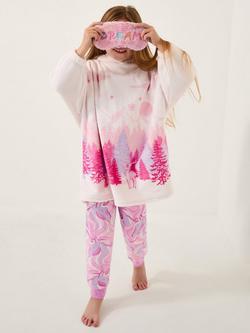 Monsoon Kids' Forest Pyjama Top, Pink, Pink