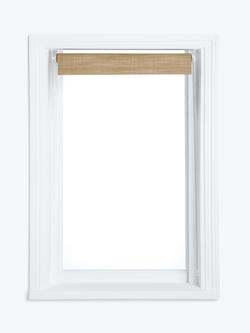 John Lewis Loch Blackout/Thermal Roller Blind - view 2, Caramel