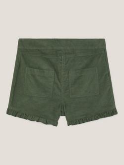 Monsoon Kids' Sequin Butterfly Corduroy Skort, Green - view 2, Green