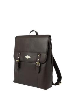 Pampeano Mochila Leather Backpack - view 2, Brown