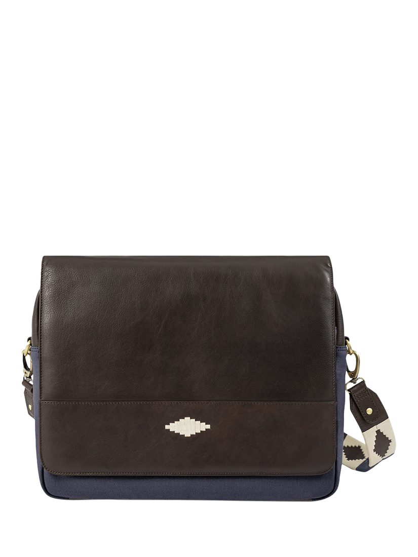 Product image 1 of 3, which shows Pampeano Entregar Messenger Bag, Navy, One Size