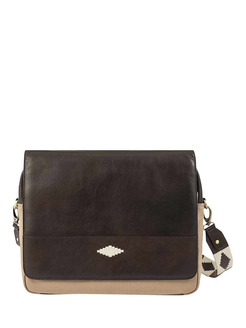 Product image 1 of 3, which shows Pampeano Entregar Messenger Bag, Sand, One Size
