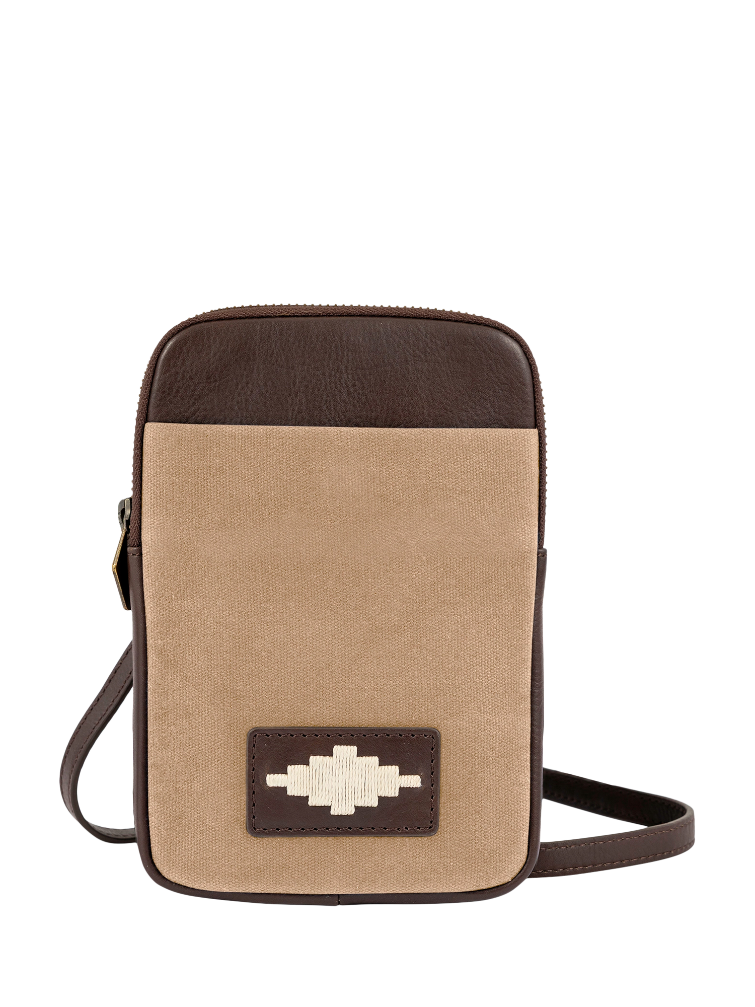 Product image 1 of 3, which shows Pampeano Estuche Sling Bag, Sand, One Size