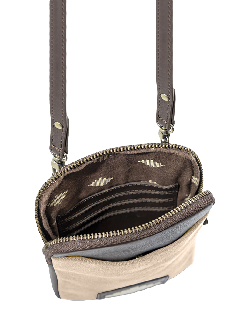 Product image 3 of 3, which shows Pampeano Estuche Sling Bag, Sand, One Size