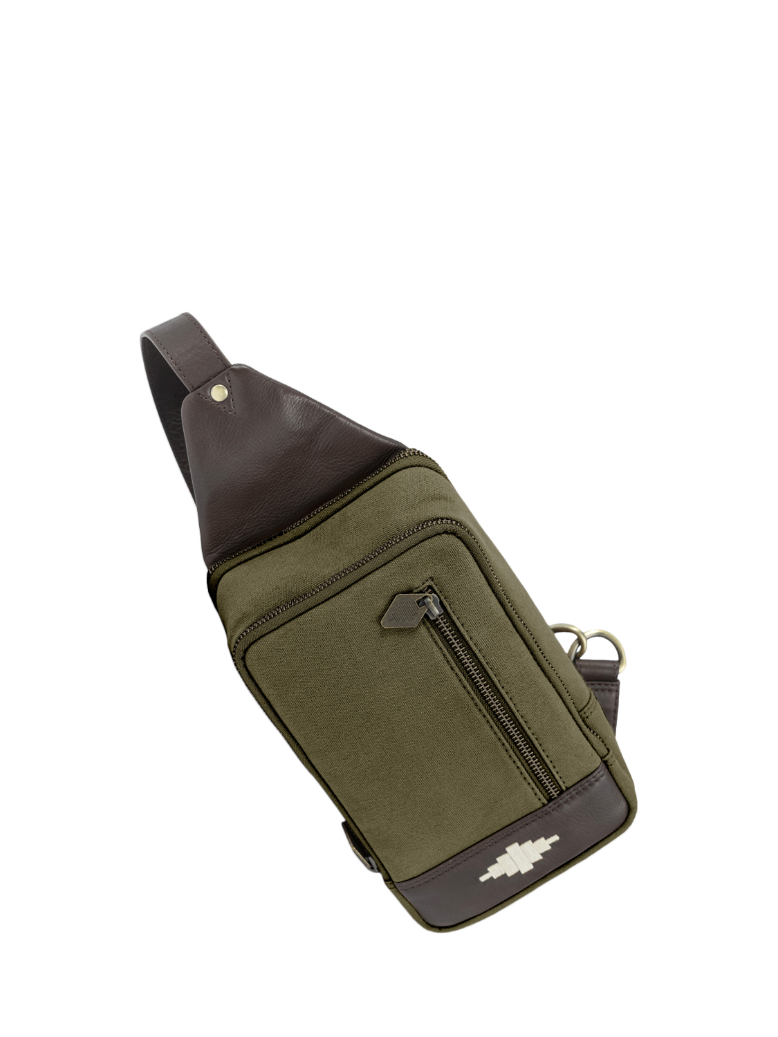 Product image 1 of 3, which shows Pampeano Pequeno Sling Bag, Forest, One Size