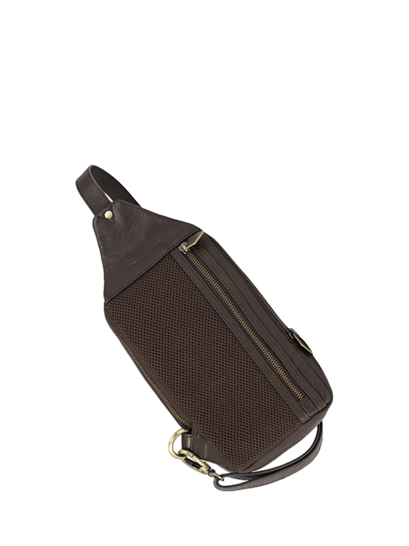 Product image 2 of 3, which shows Pampeano Pequeno Leather Sling Bag, Brown, One Size