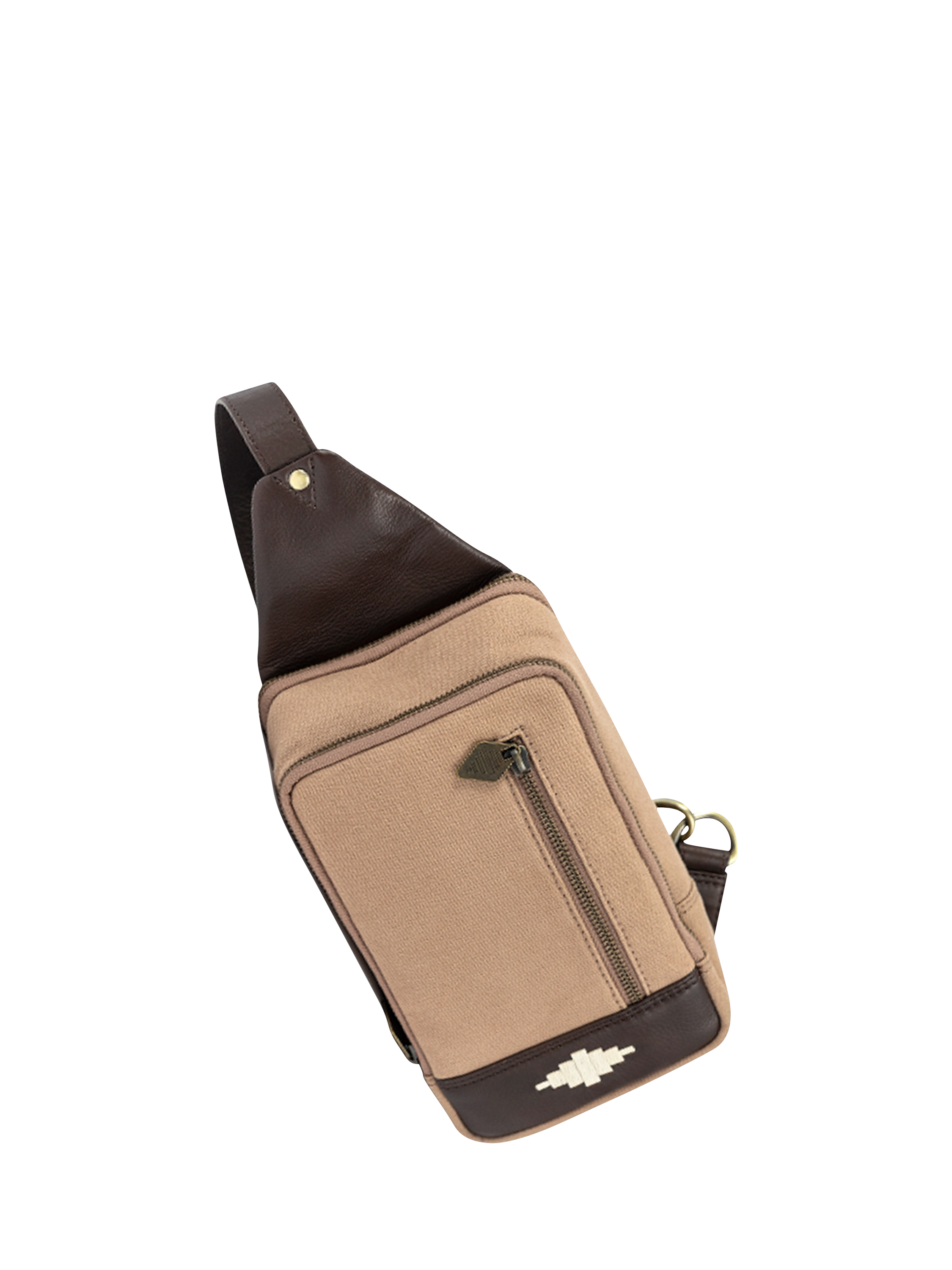 Product image 1 of 3, which shows Pampeano Pequeno Sling Bag, Sand, One Size