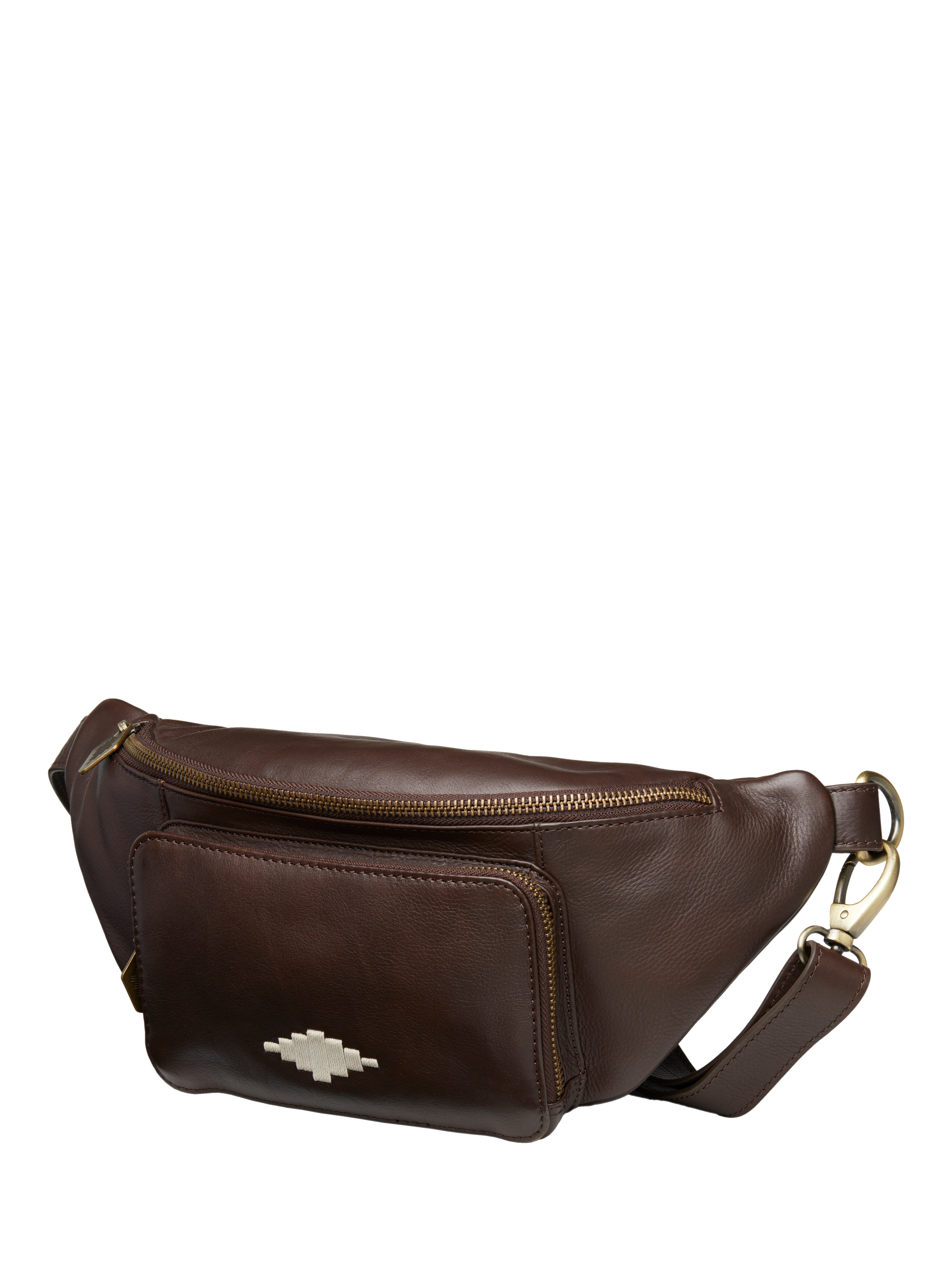 Product image 1 of 1, which shows Pampeano Rinonera Leather Cross Body Bag, Brown, One Size
