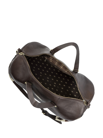 Pampeano Traje Leather Holdall - view 2, Brown