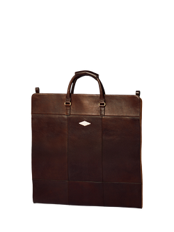 Pampeano Traje Leather Garment Bag, Brown