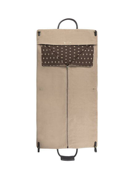 Pampeano Traje Leather Garment Bag - view 2, Brown