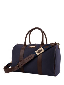 Pampeano Varon Duffle Bag, Navy/Brown