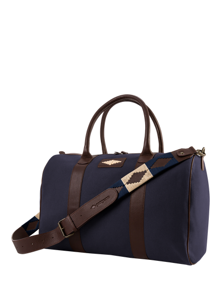 Pampeano Varon Duffle Bag, Navy/Brown