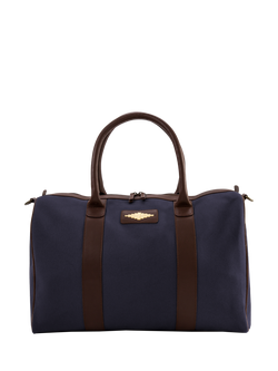 Pampeano Varon Duffle Bag - view 2, Navy/Brown