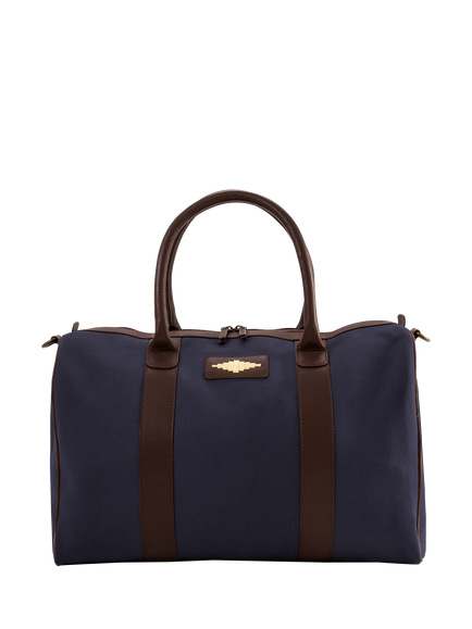 Pampeano Varon Duffle Bag - view 2, Navy/Brown