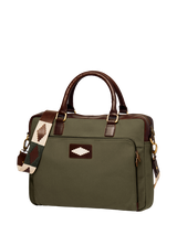 Pampeano Mensajero Laptop Briefcase, Forest/Brown