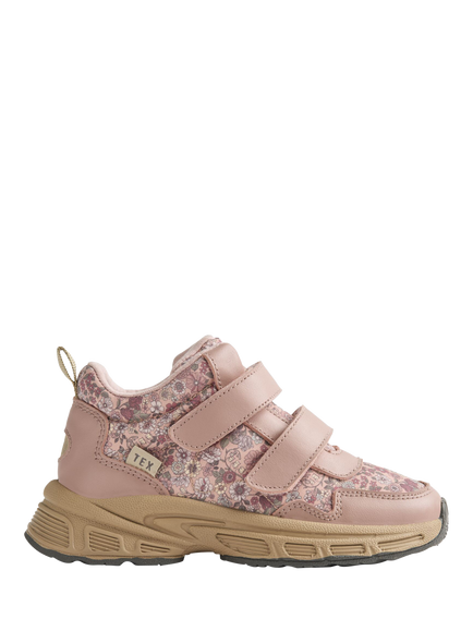 WHEAT Kids' Floral Tex Trainers, Rose Powder, Rose Powder
