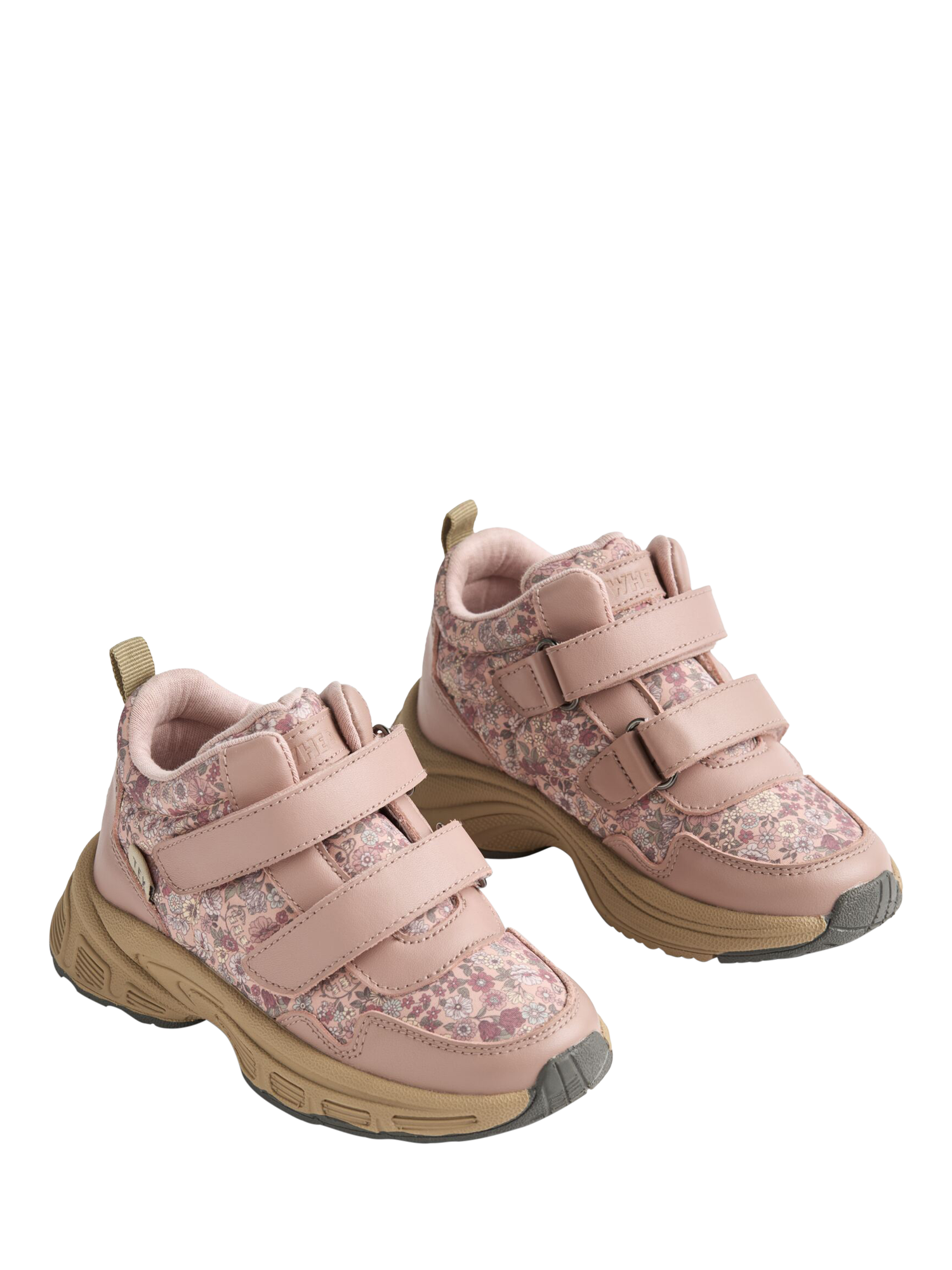 Product image 2 of 4, which shows WHEAT Kids' Floral Tex Trainers, Rose Powder, EU25