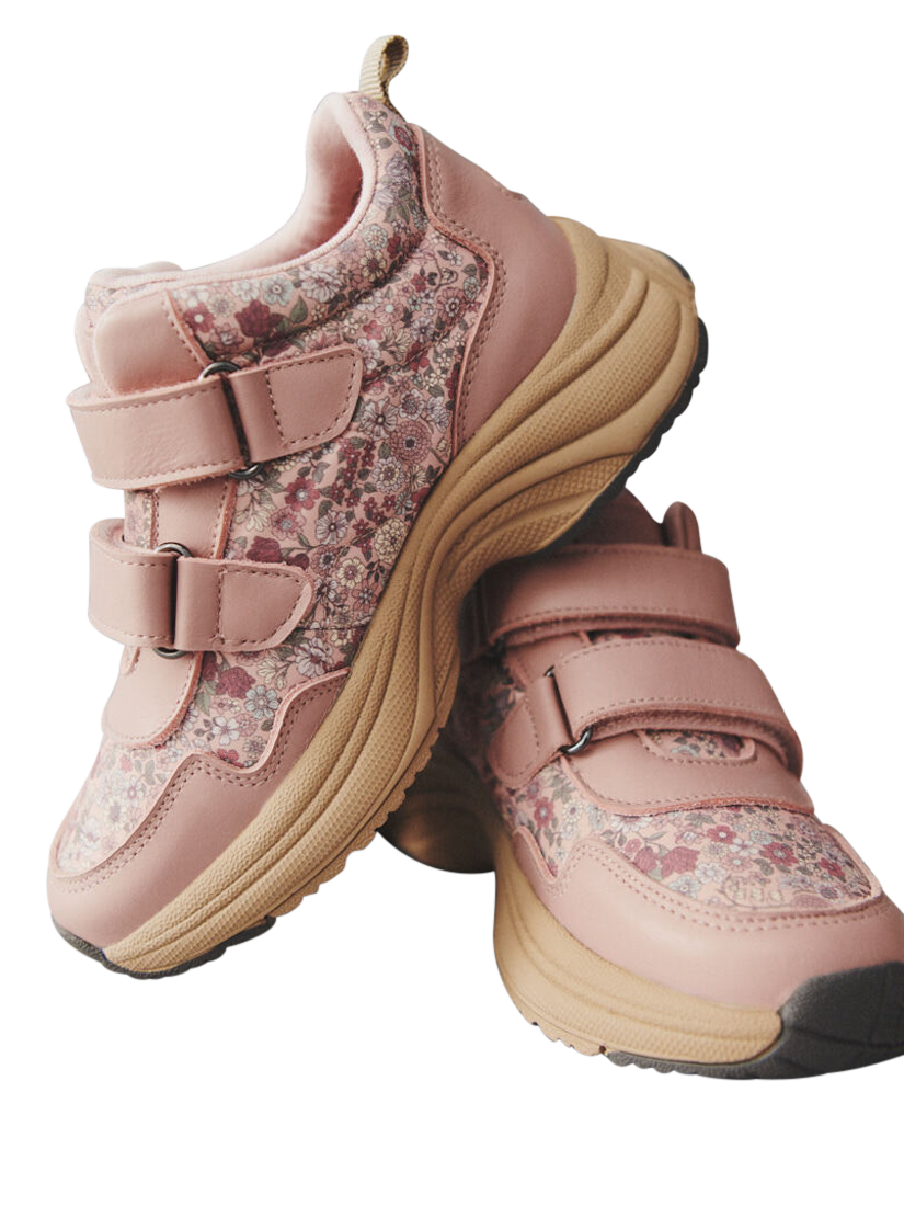 Product image 4 of 4, which shows WHEAT Kids' Floral Tex Trainers, Rose Powder, EU25