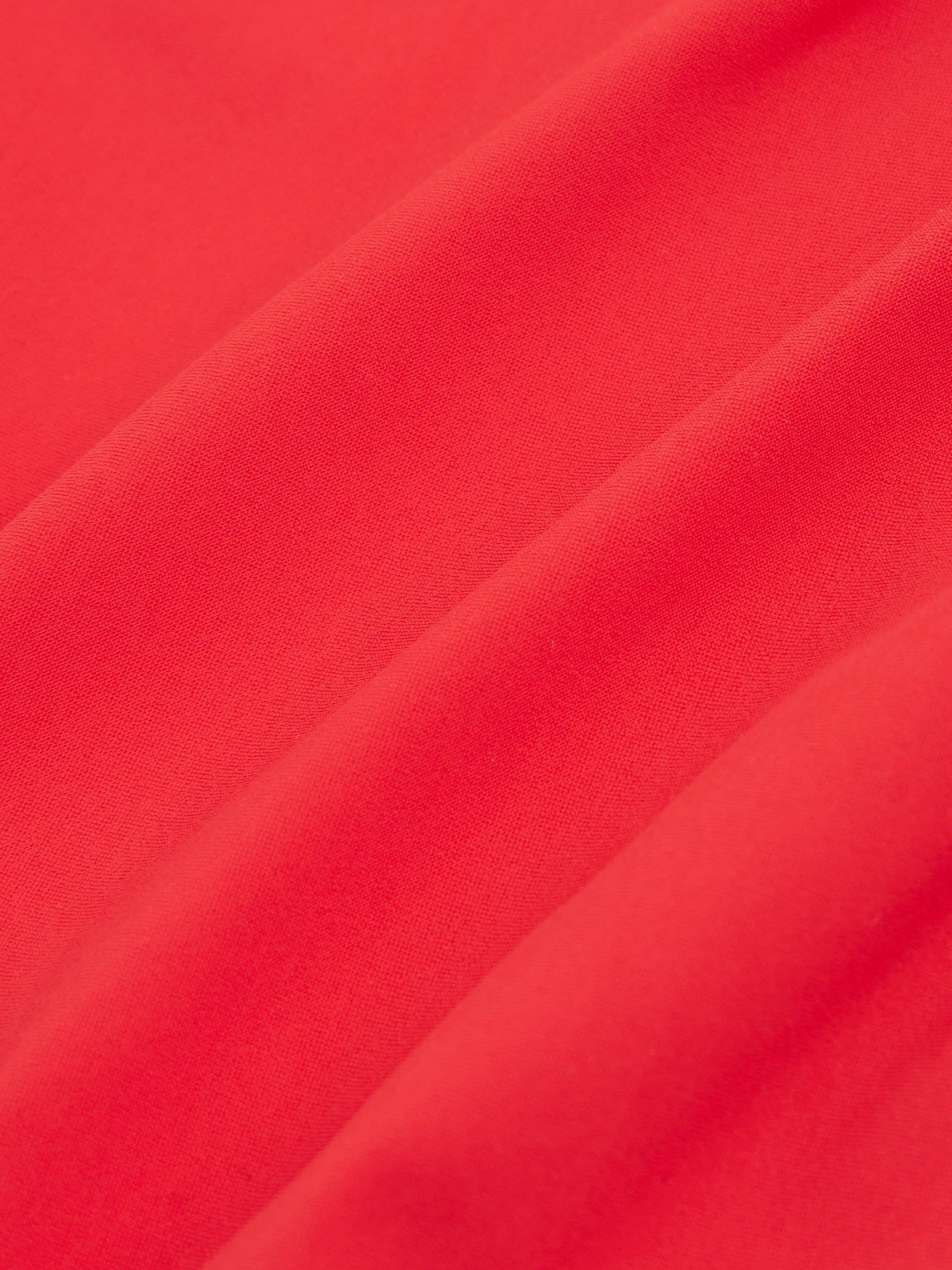 Product image 2 of 5, which shows Reiss Carina Plain Bikini Bottoms, Coral Red, 8