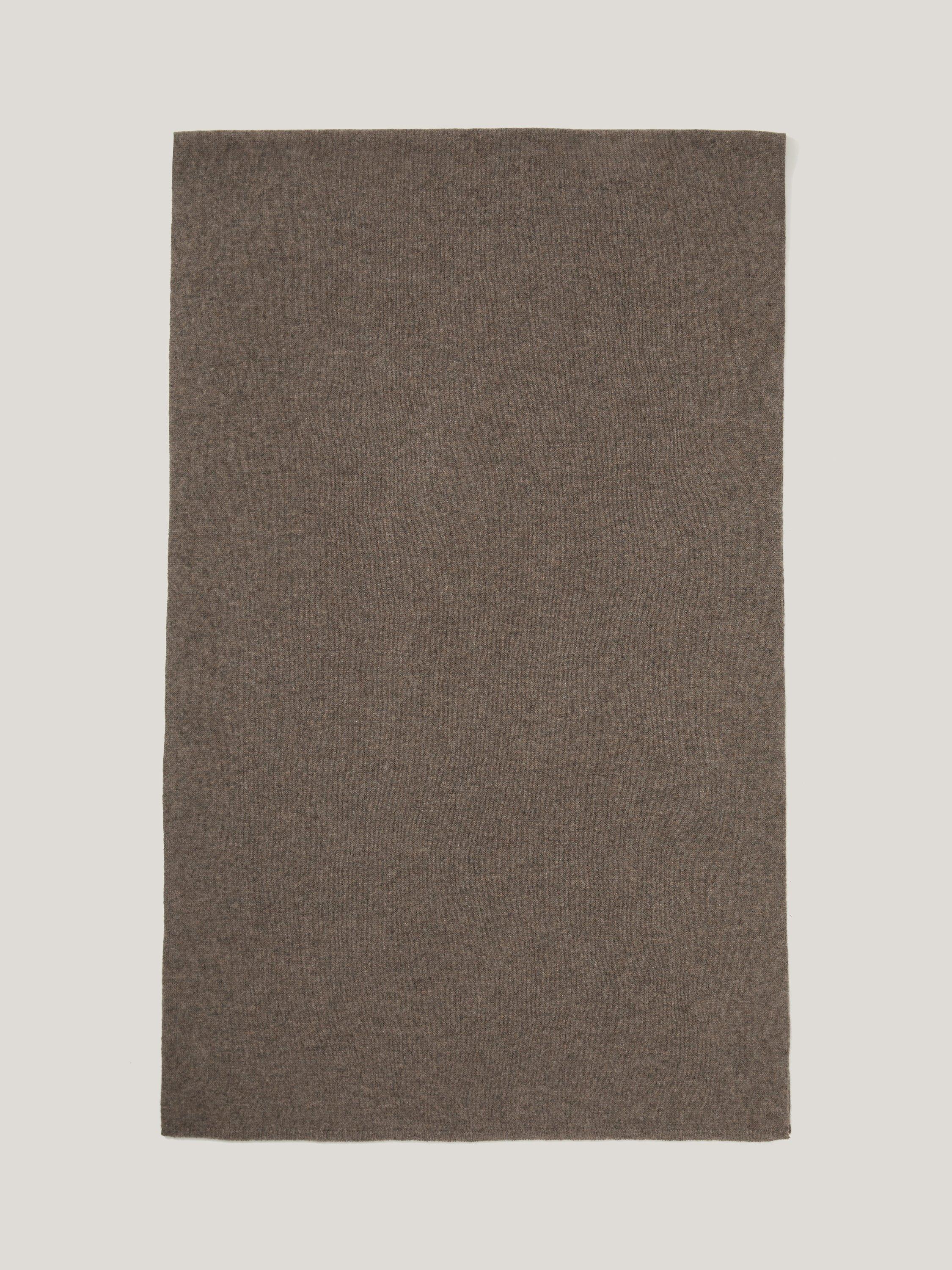Product image 1 of 3, which shows Jigsaw Plain Pure Cashmere Scarf, Taupe, One Size