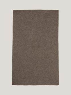 Jigsaw Plain Pure Cashmere Scarf, Taupe