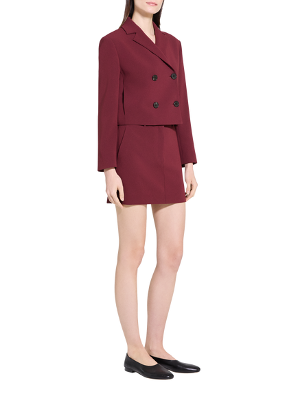 Theory Admiral Double Breasted Jacket, Red - view 2, Red