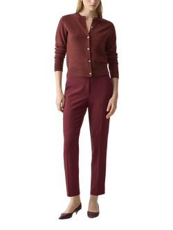 Theory Admiral Tailored Trousers, Red, Red