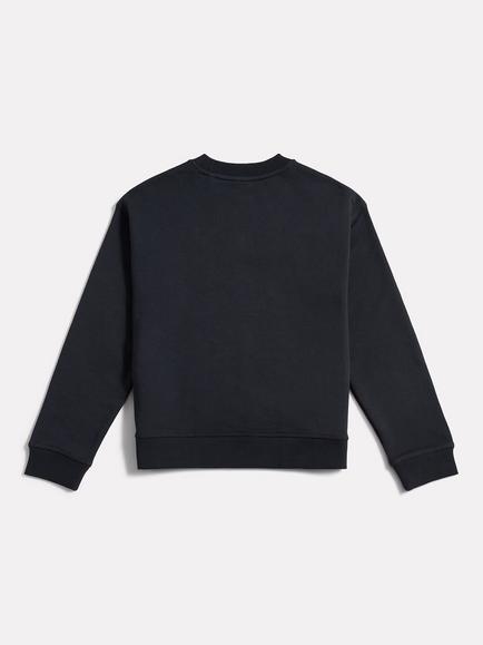 New Balance Kids' Relaxed Crew Neck Sweatshirt, Caviar - view 2, Caviar