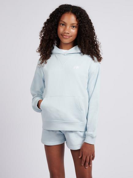 New Balance Kids' Cotton Blend Relaxed Hoodie, Frosted Glass