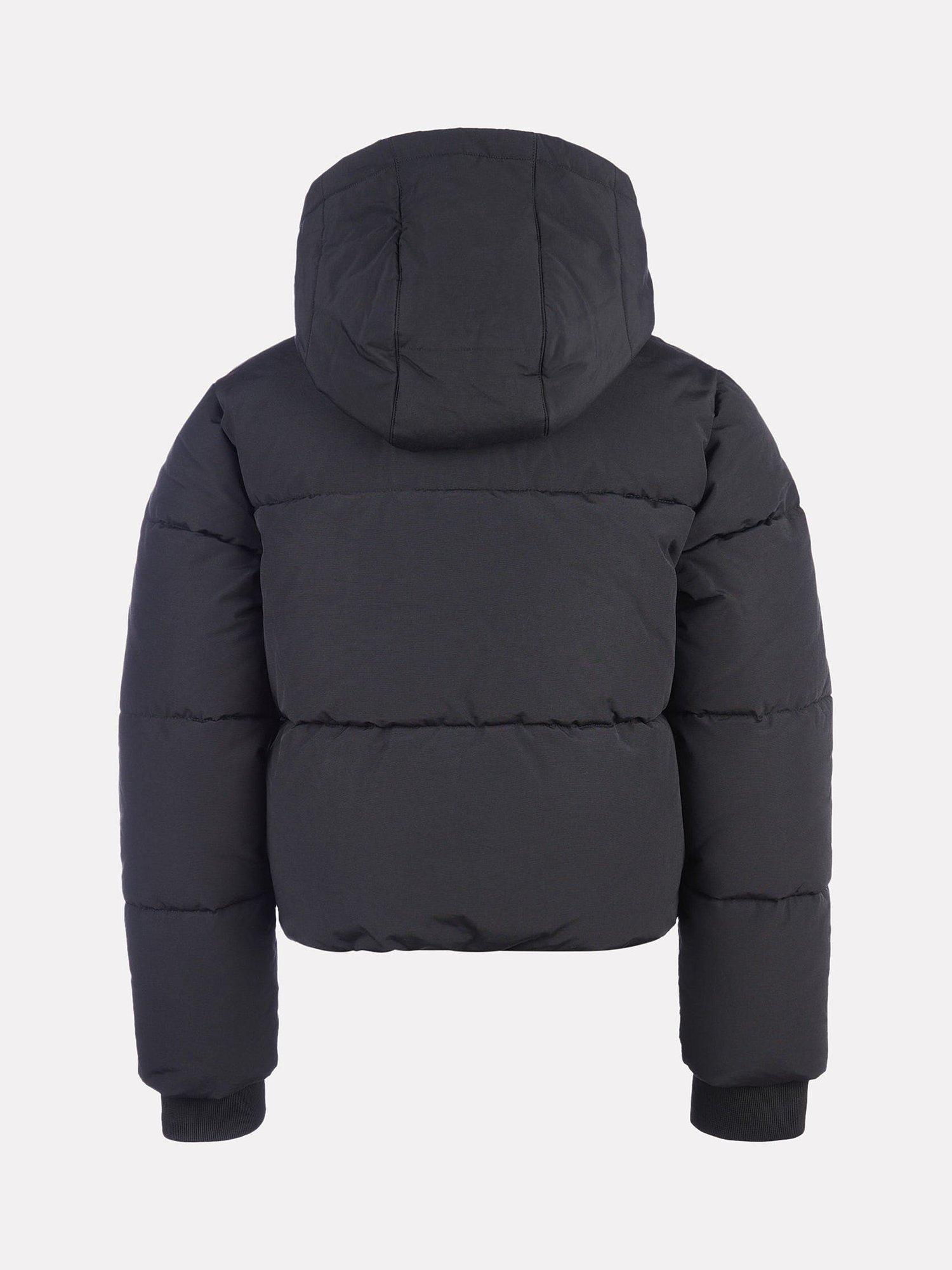 Product image 3 of 5, which shows New Balance Kids' Baffle Puffer Coat, Nb Caviar, 7-8 years
