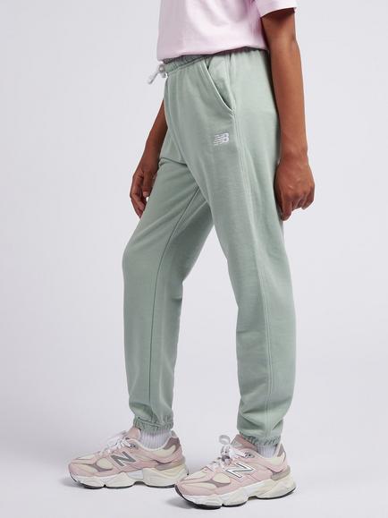 New Balance Kids' French Terry Cotton Blend Joggers - view 2, Mosaic Green