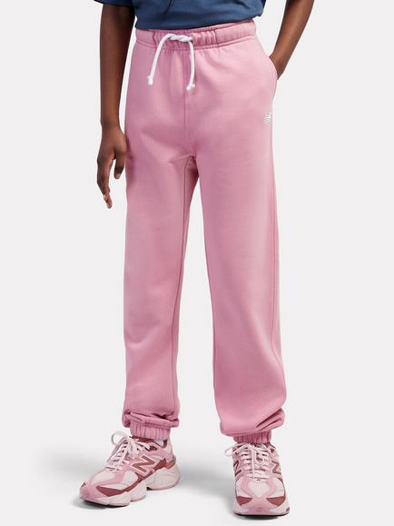 New Balance Kids' Drawstring Joggers, Pink Taffy, Pink Taffy