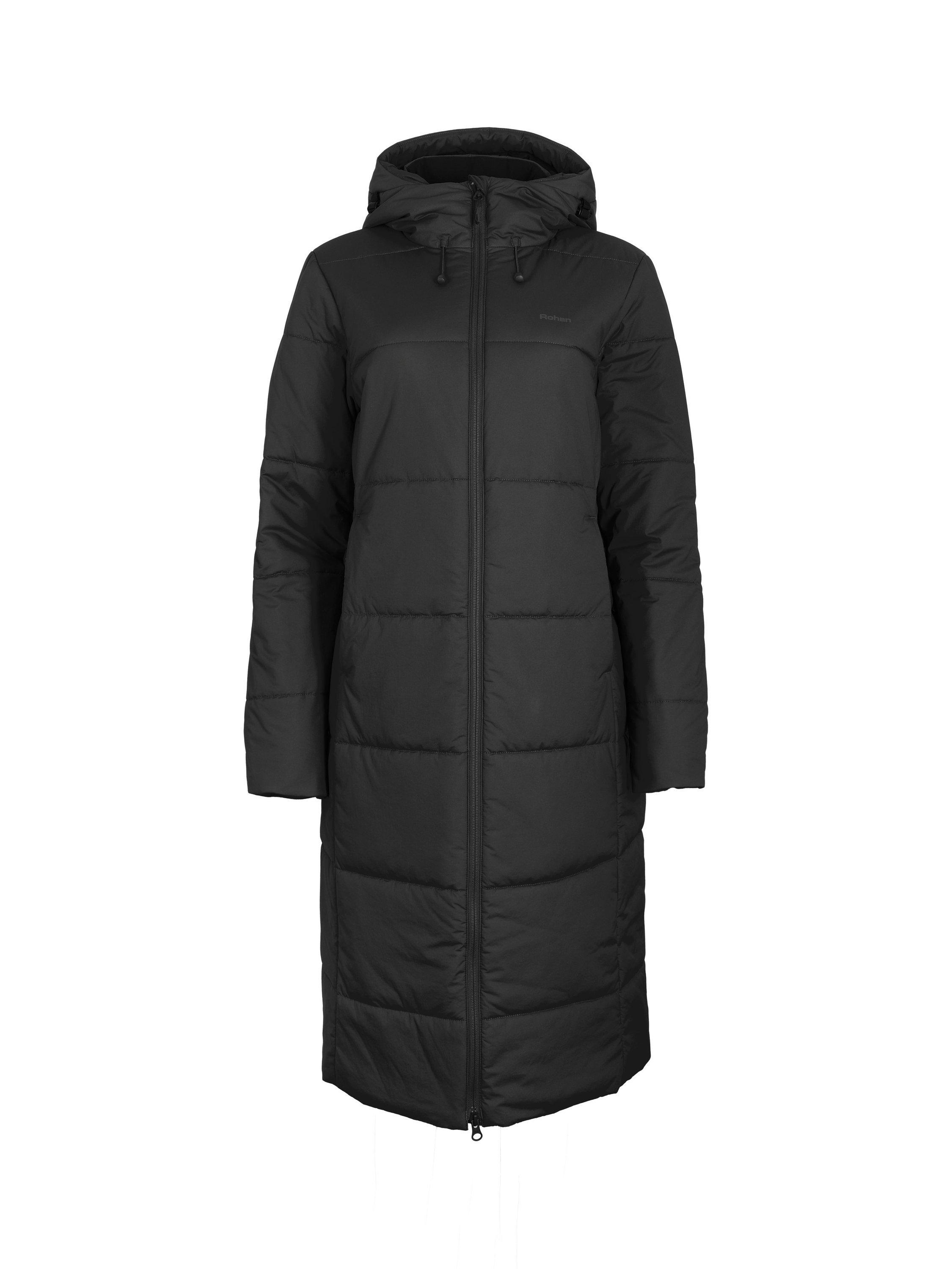 Product image 3 of 9, which shows Rohan Women's Harbour Insulated Hooded Coat, Black, XS