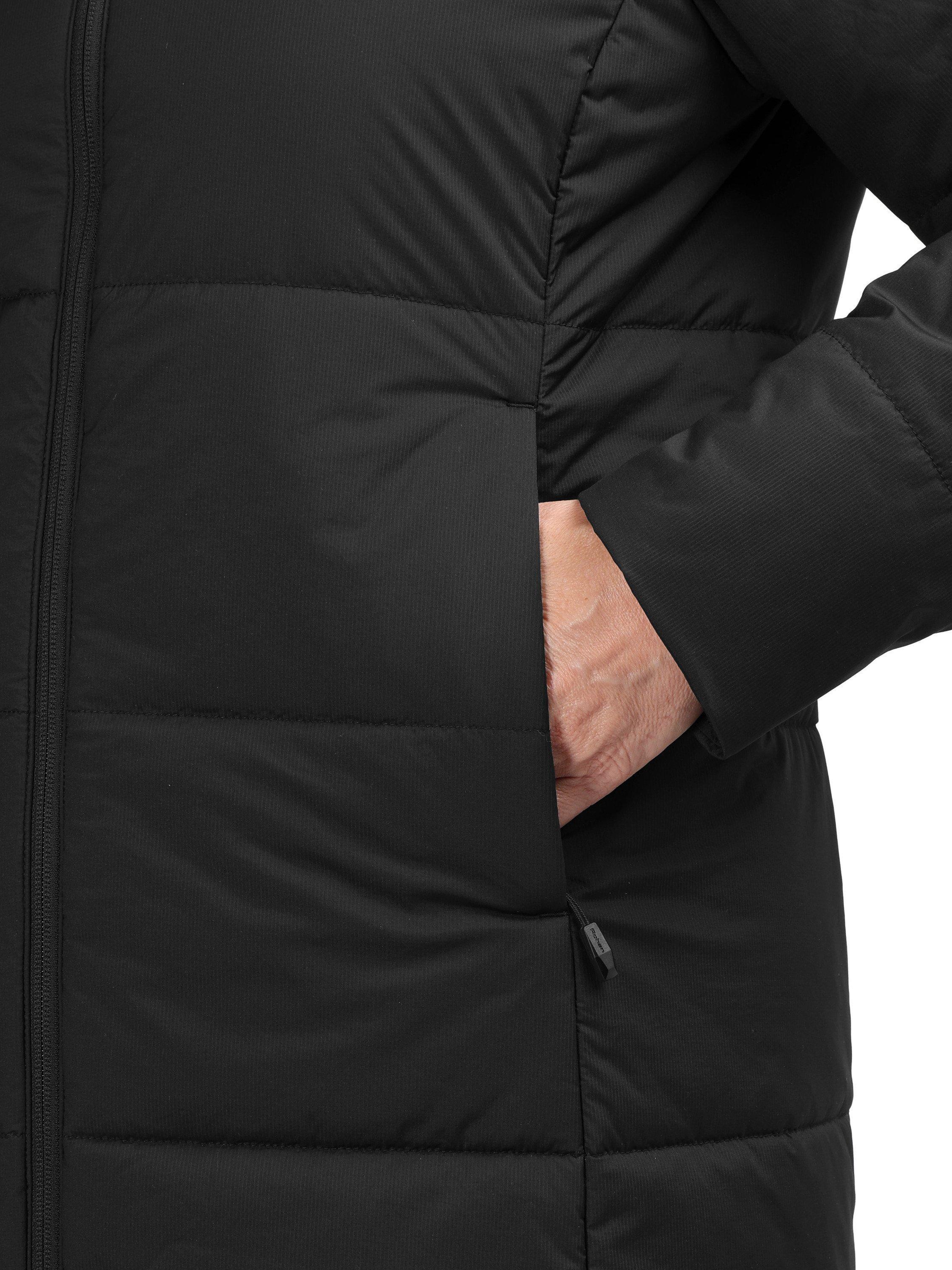 Product image 6 of 9, which shows Rohan Women's Harbour Insulated Hooded Coat, Black, XS