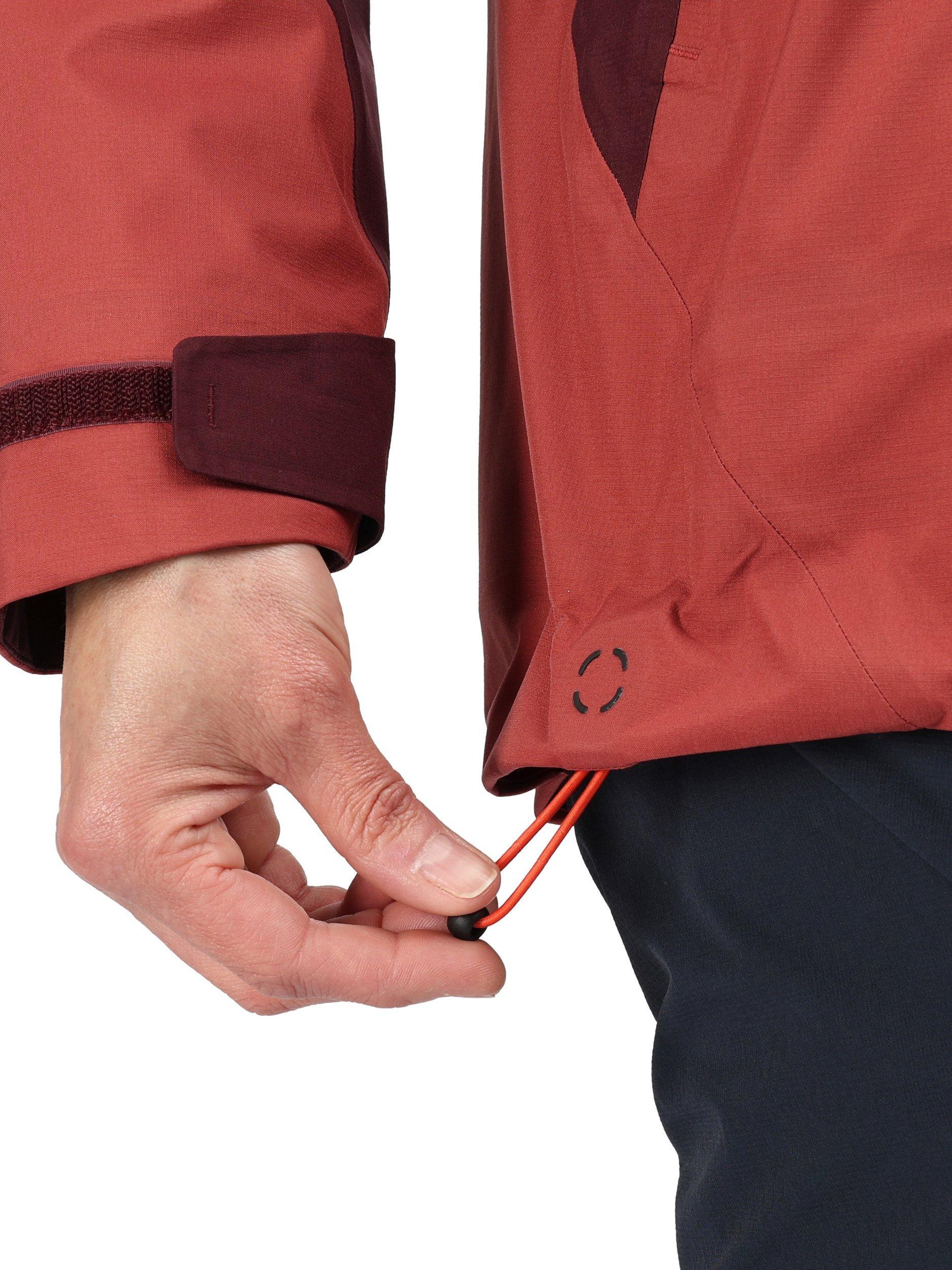 Product image 5 of 9, which shows Rohan Valen Waterproof Jacket, Cayenne/Arizona Red, XS