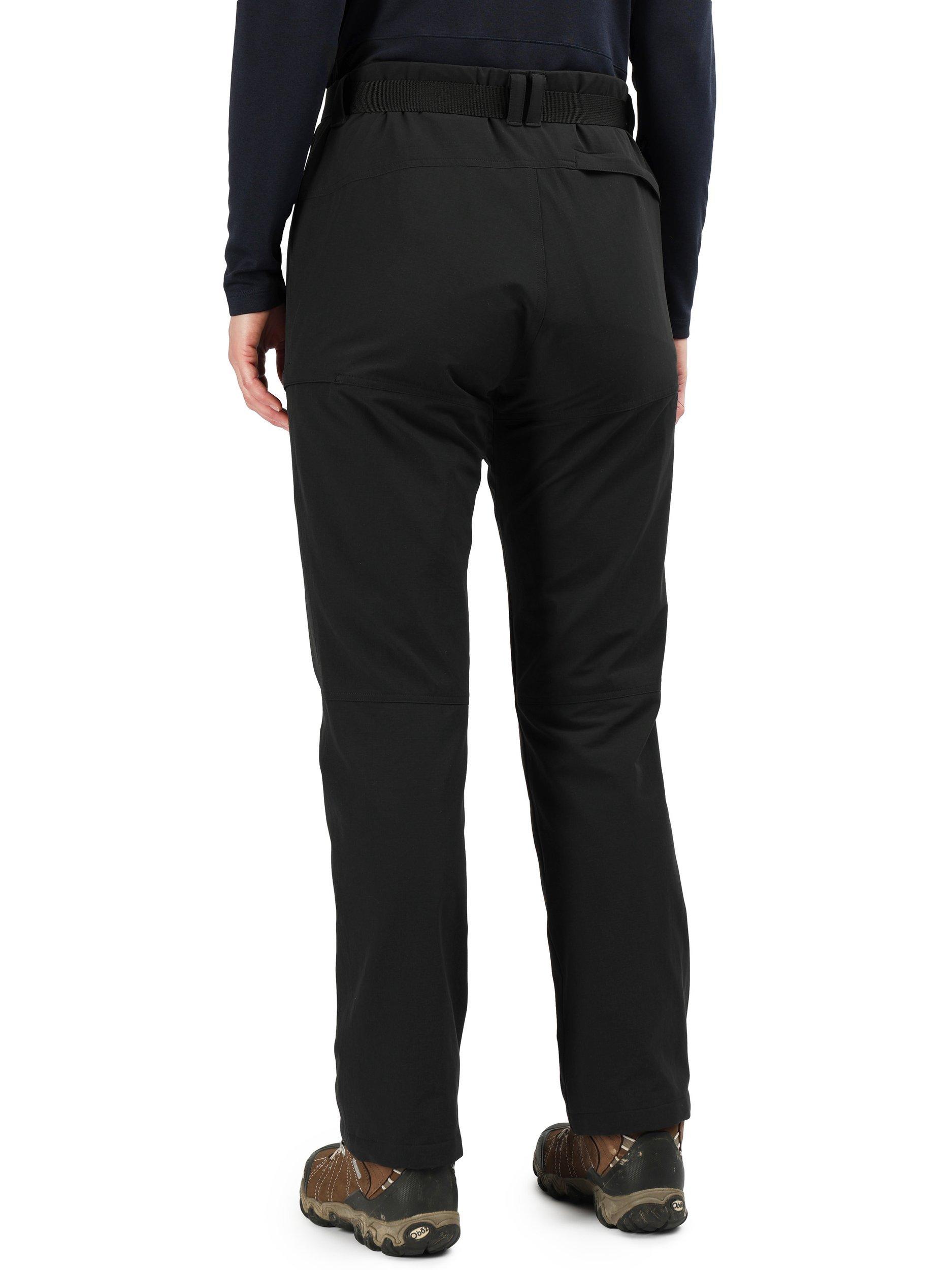 Product image 2 of 7, which shows Rohan Women's Dry Ranger Waterproof Cargo Trousers, Black, 8S