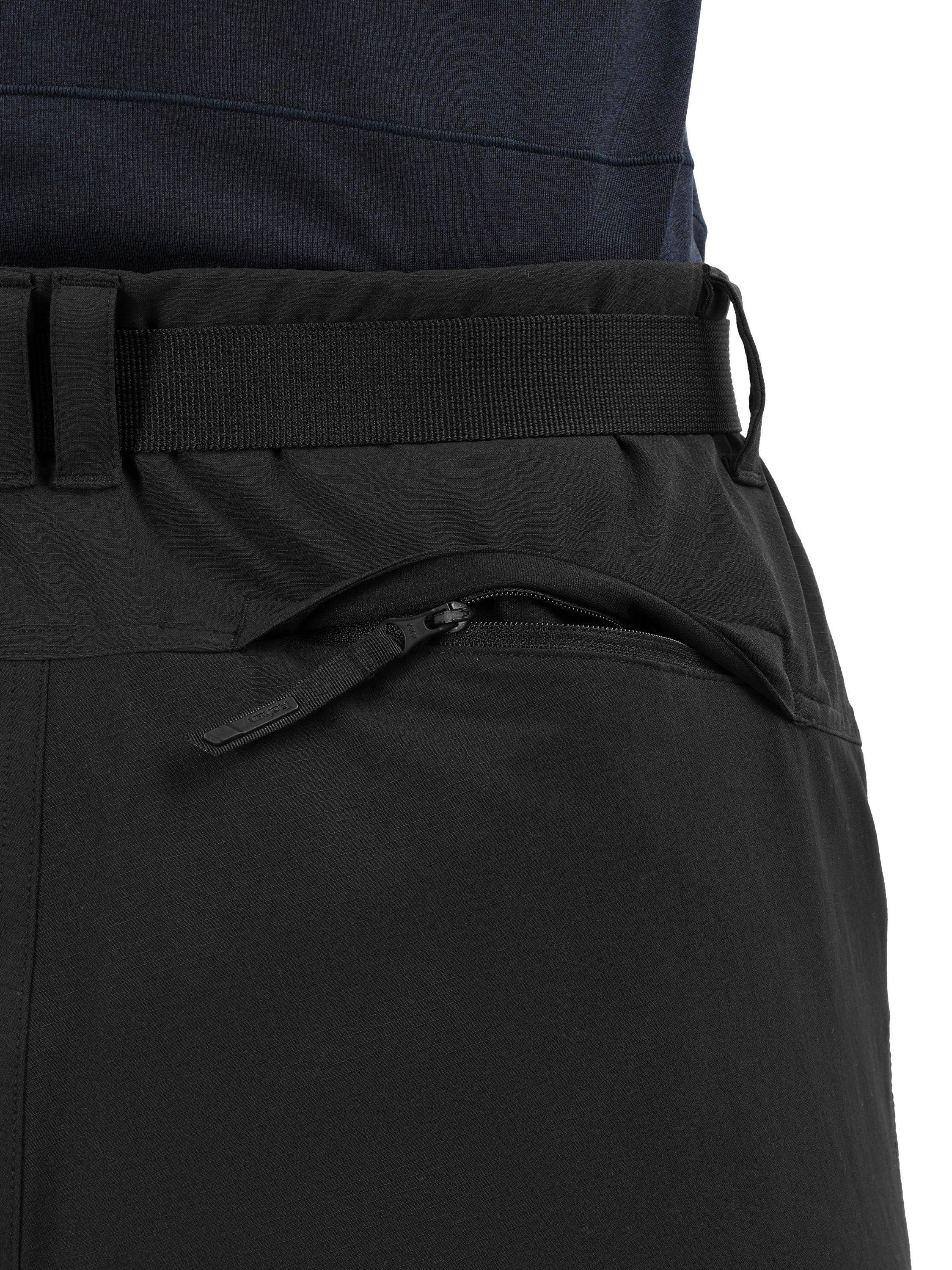 Product image 7 of 7, which shows Rohan Women's Dry Ranger Waterproof Cargo Trousers, Black, 8S