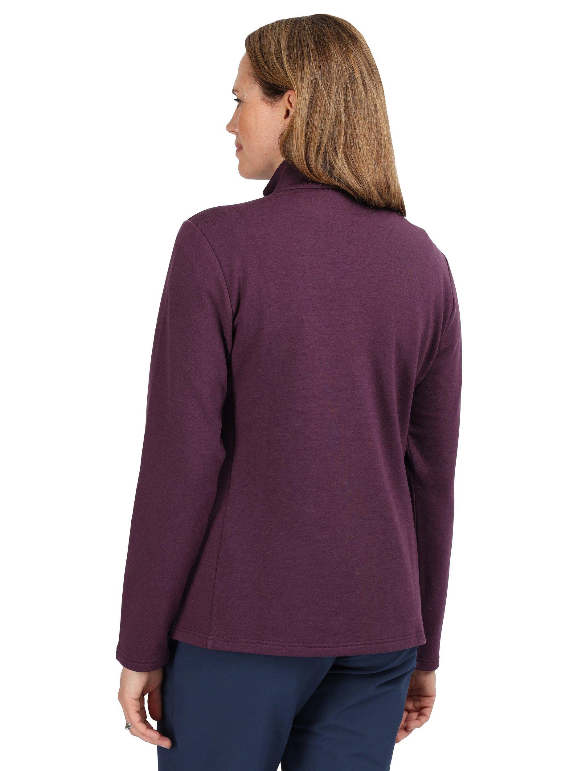 Product image 2 of 7, which shows Rohan Radiant Zip Fleece, Blackberry Purple, XS