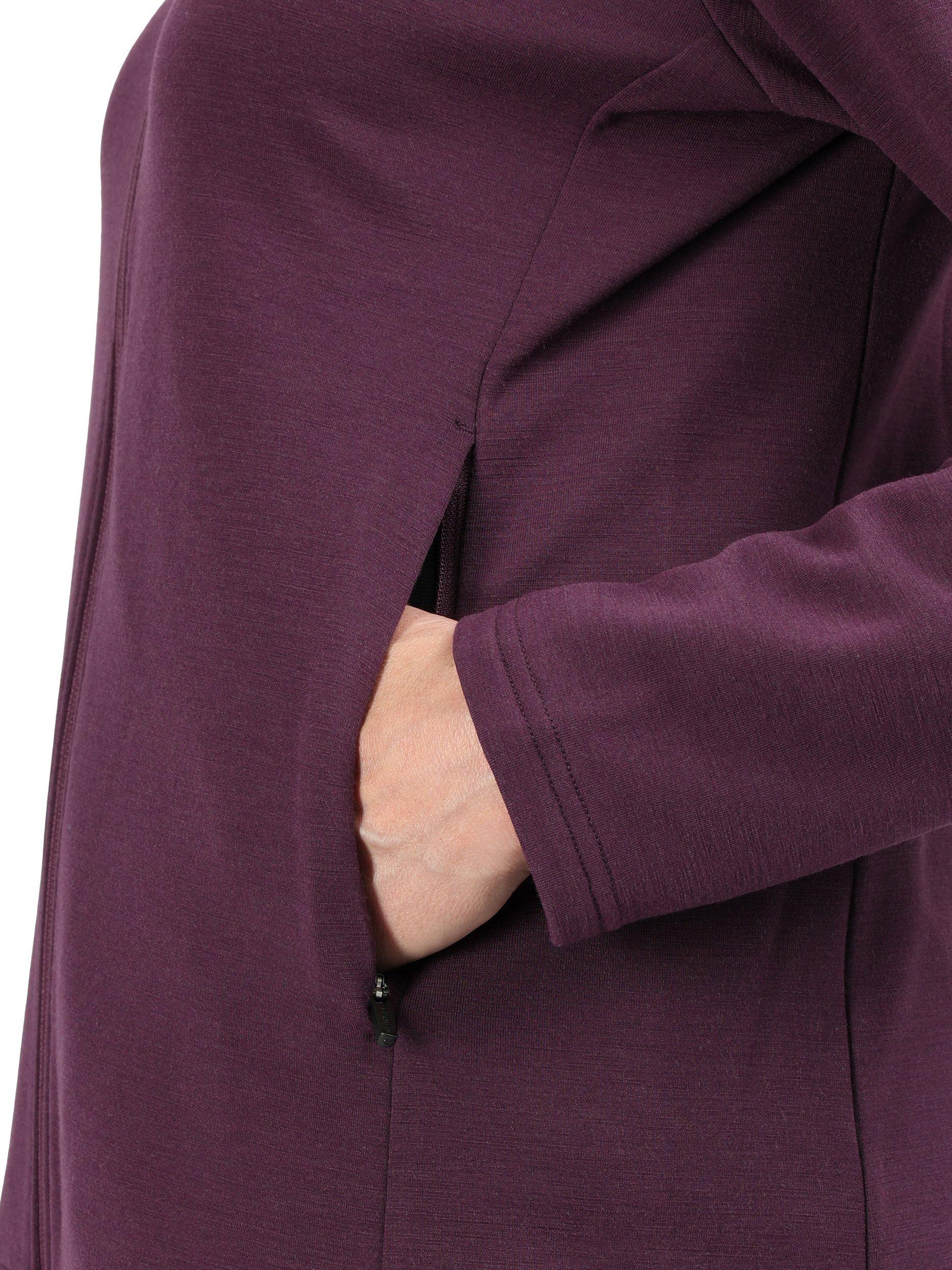 Product image 5 of 7, which shows Rohan Radiant Zip Fleece, Blackberry Purple, XS