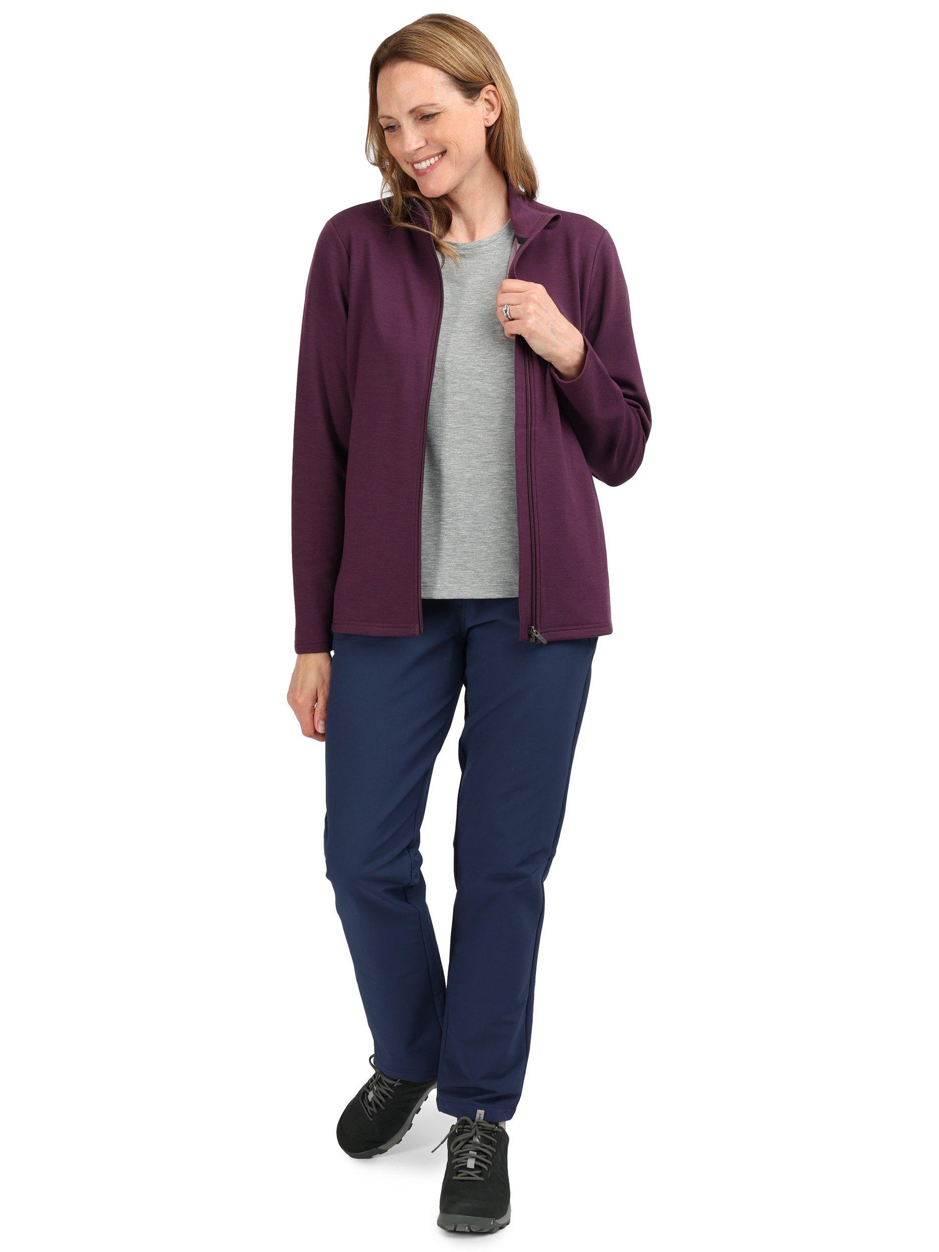 Product image 6 of 7, which shows Rohan Radiant Zip Fleece, Blackberry Purple, XS