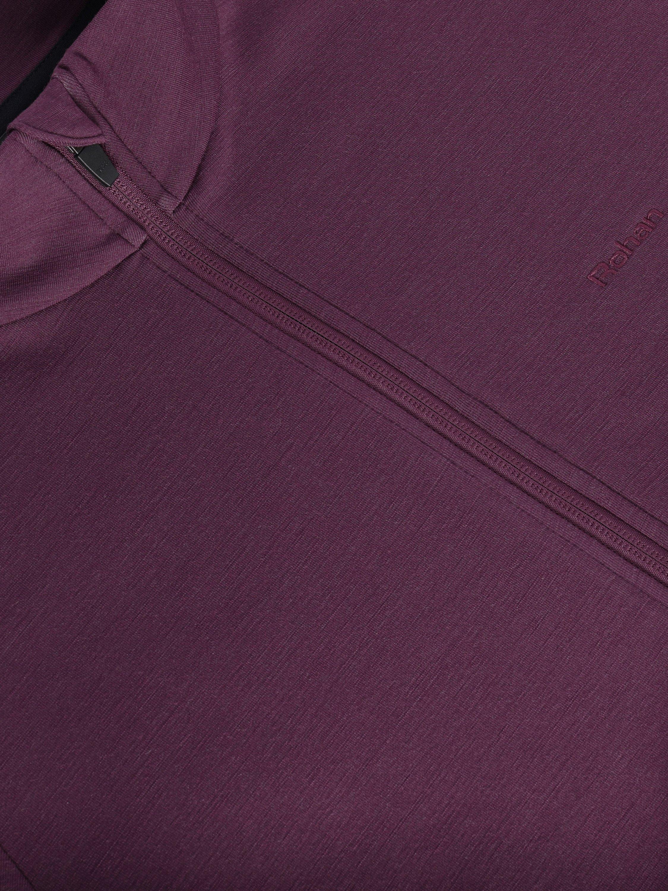 Product image 7 of 7, which shows Rohan Radiant Zip Fleece, Blackberry Purple, XS