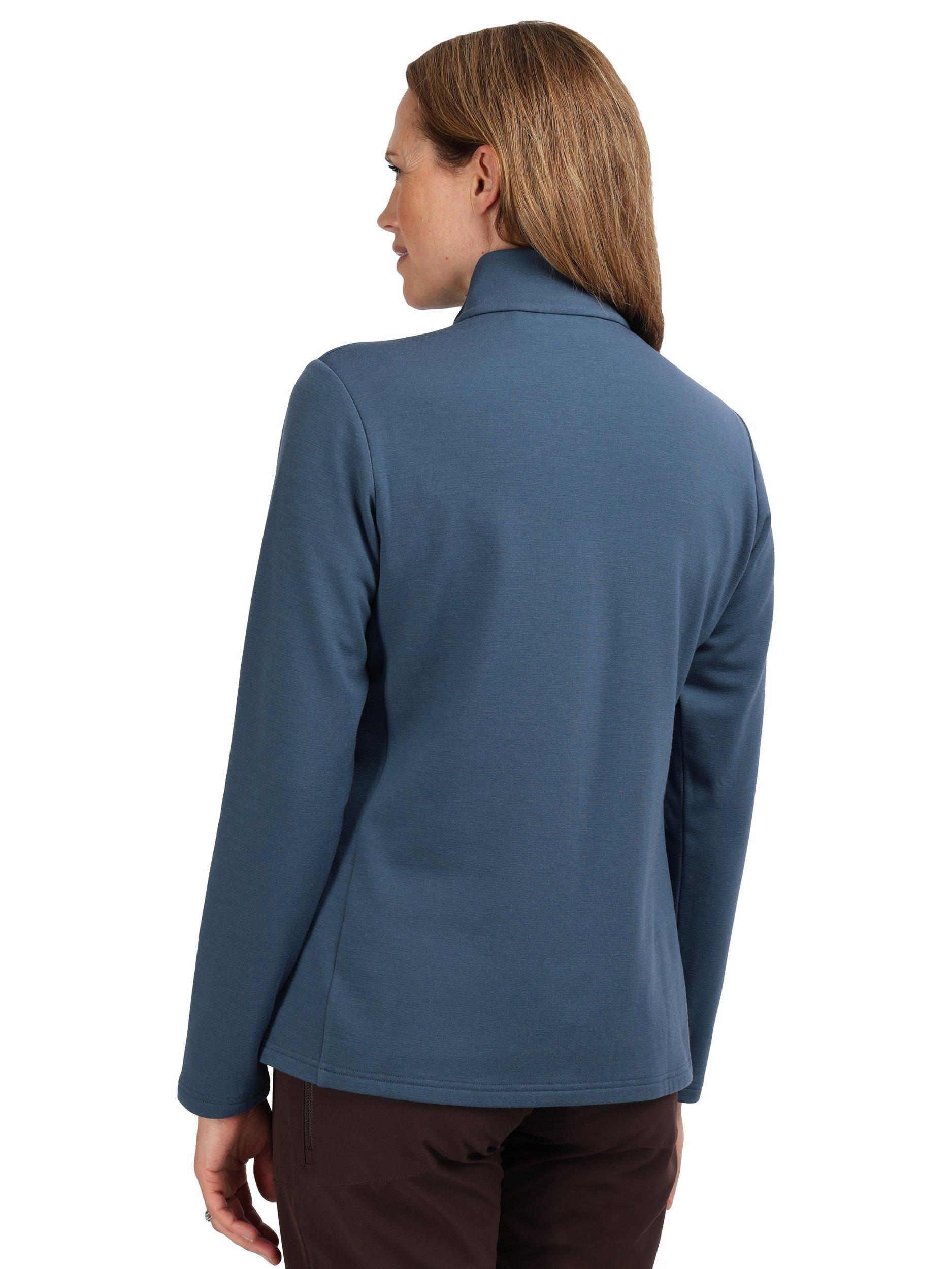 Product image 2 of 8, which shows Rohan Radiant Zip Fleece, Ocean Blue, XS
