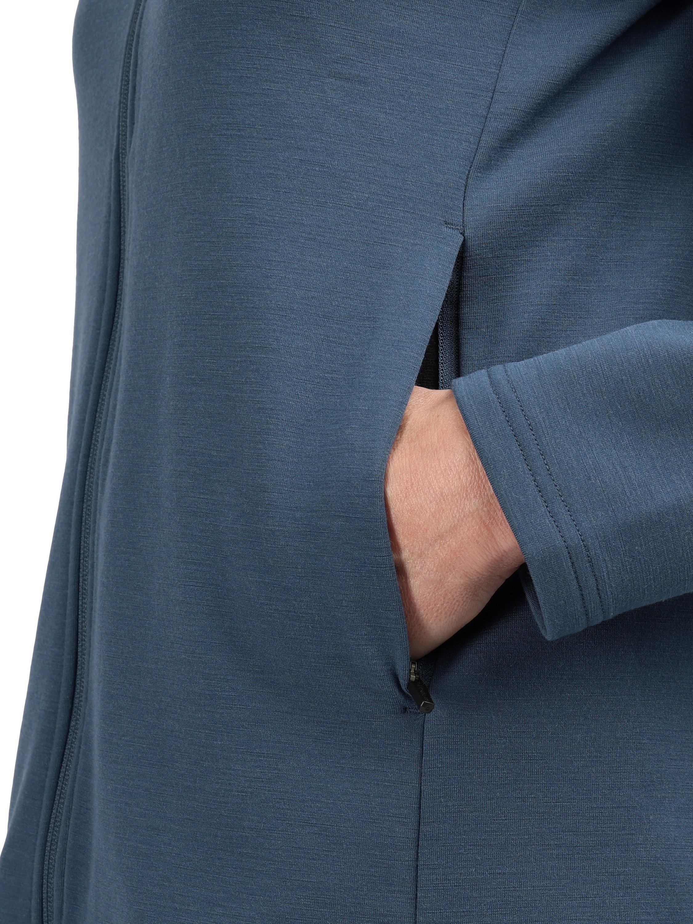 Product image 6 of 8, which shows Rohan Radiant Zip Fleece, Ocean Blue, XS