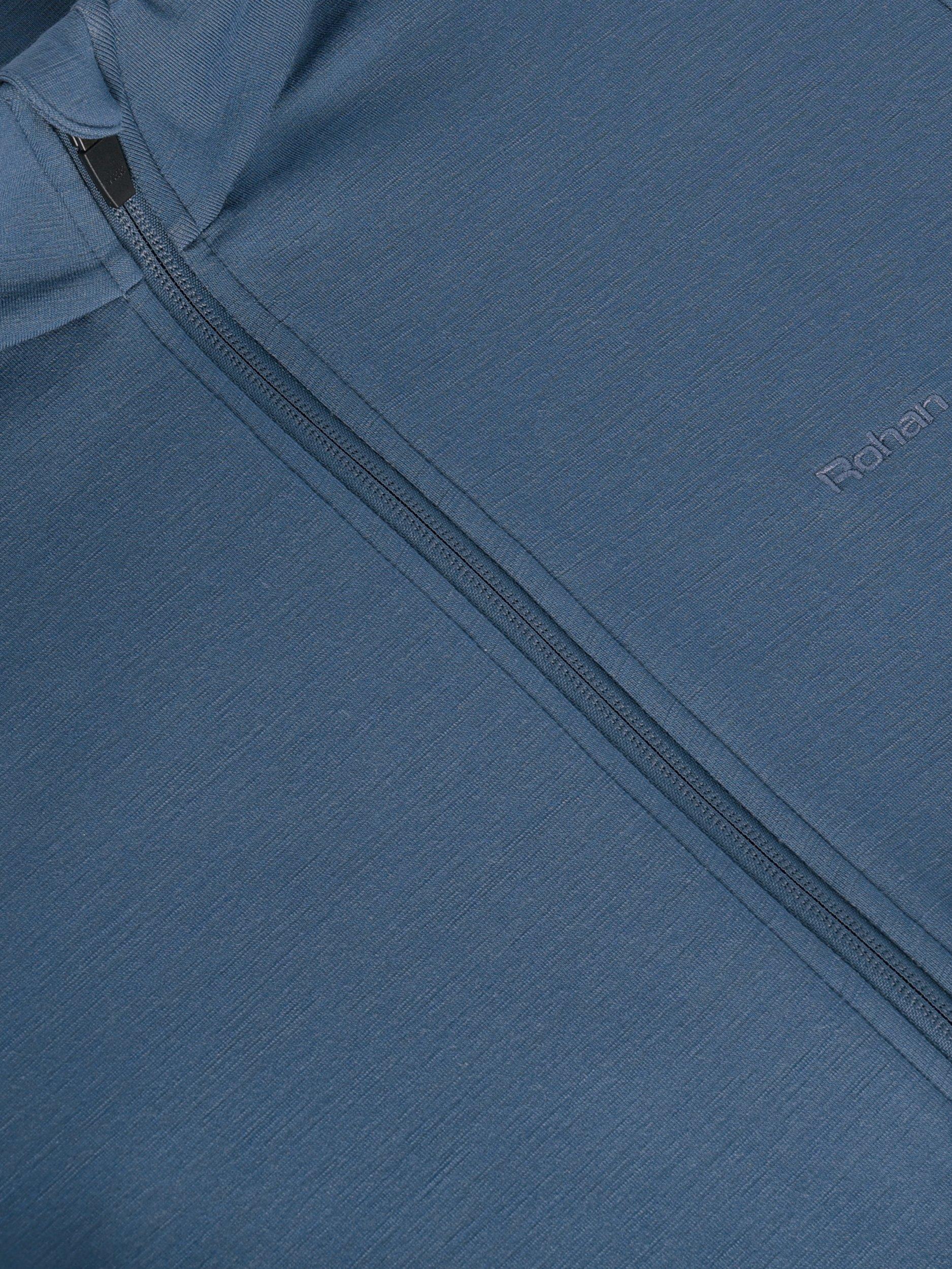 Product image 8 of 8, which shows Rohan Radiant Zip Fleece, Ocean Blue, XS