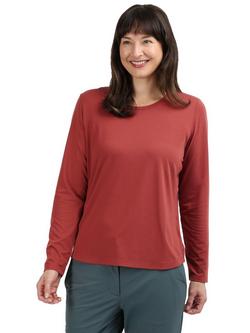 Rohan Women's Global Long Sleeve T-Shirt, Arizona Red
