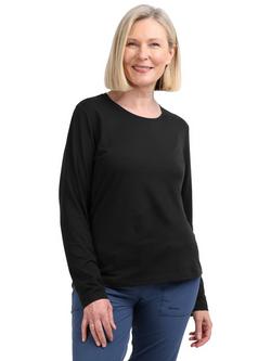 Rohan Women's Global Long Sleeve T-Shirt, Black